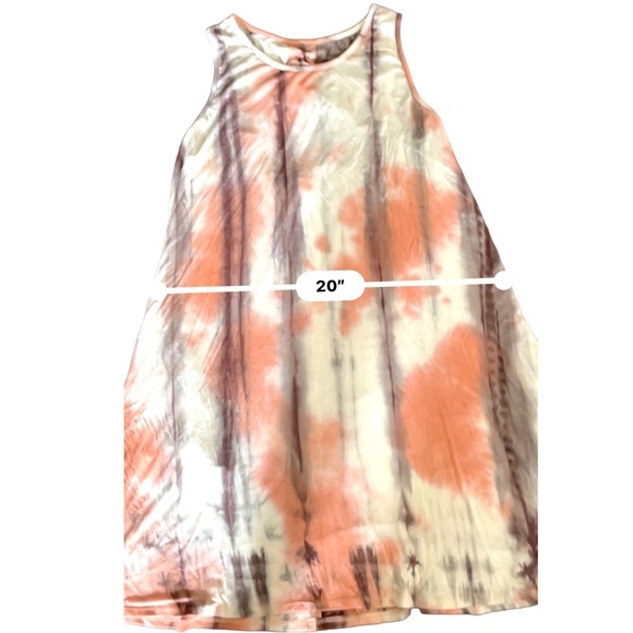 CY Fashion, multi color dress, POCKETS, cut out/tie back, swing/flowy - Picture 4 of 16